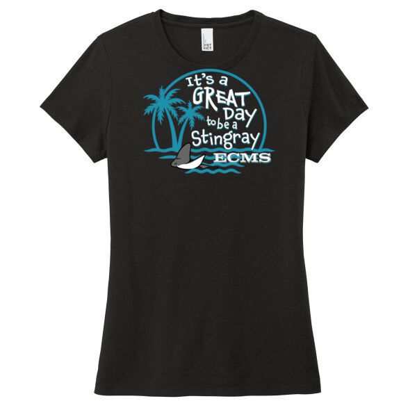 ECMS Ladies Triblend Tee Great Day to be a Stingray Thumbnail