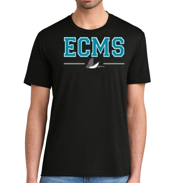 ECMS Triblend Tee Collegiate Text Thumbnail