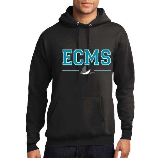 ECMS Collegiate Text Pullover Hoodie Thumbnail